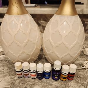 Young Living Diffuser and essential oils